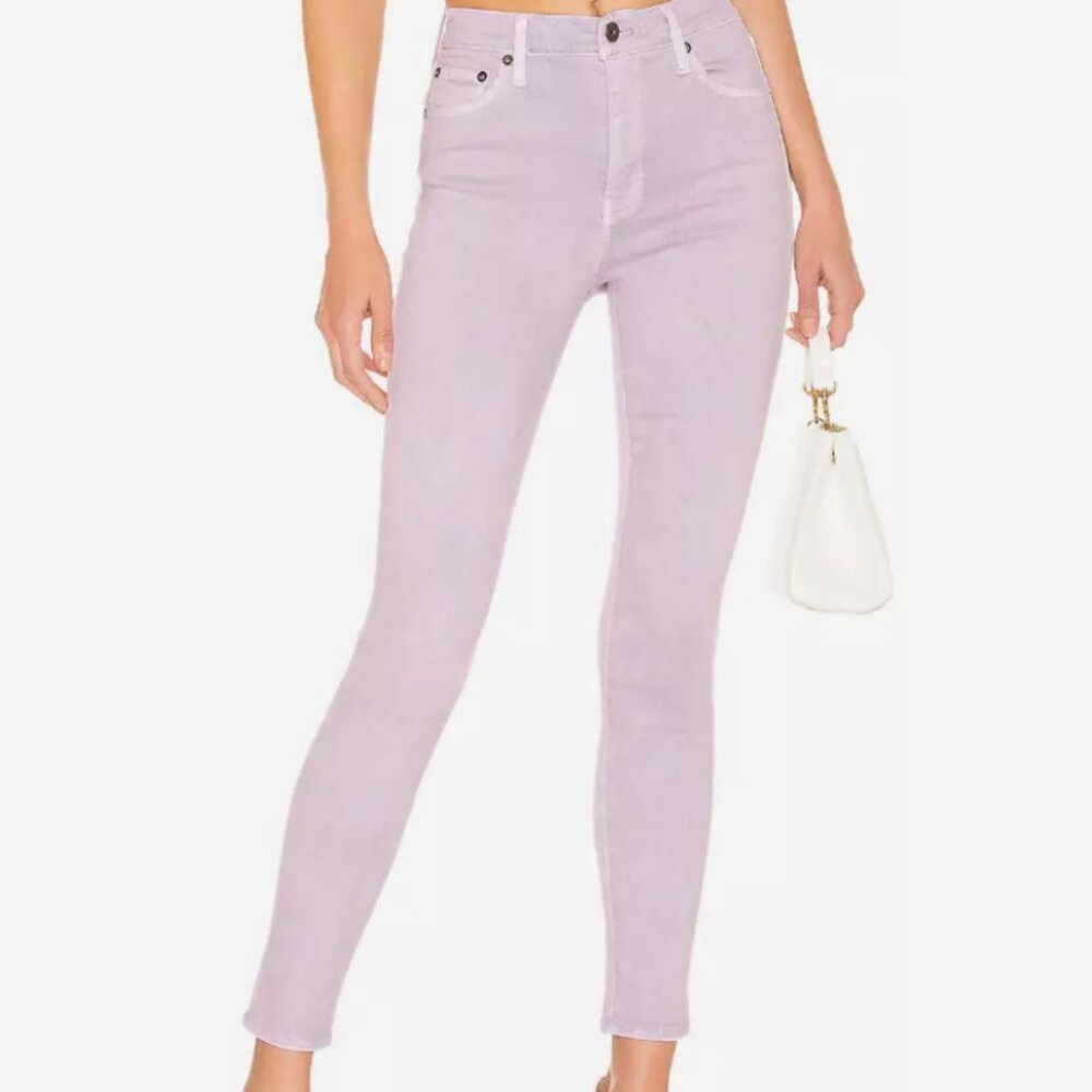 Pistola Aline High Rise Skinny "Lilac Field" 27
